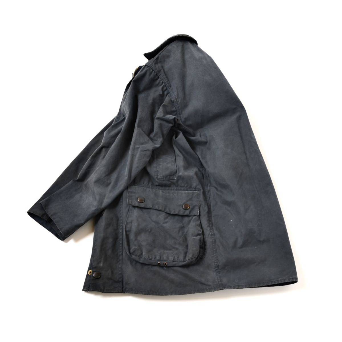 バブアー ボーダー ネイビー イングランド製 BARBOUR BORDER 3ワラント