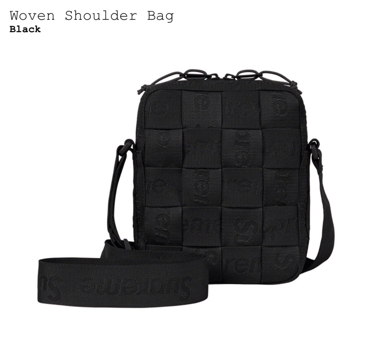 Supreme Woven Shoulder Bag シュプリーム ウーブン ショルダー バッグ