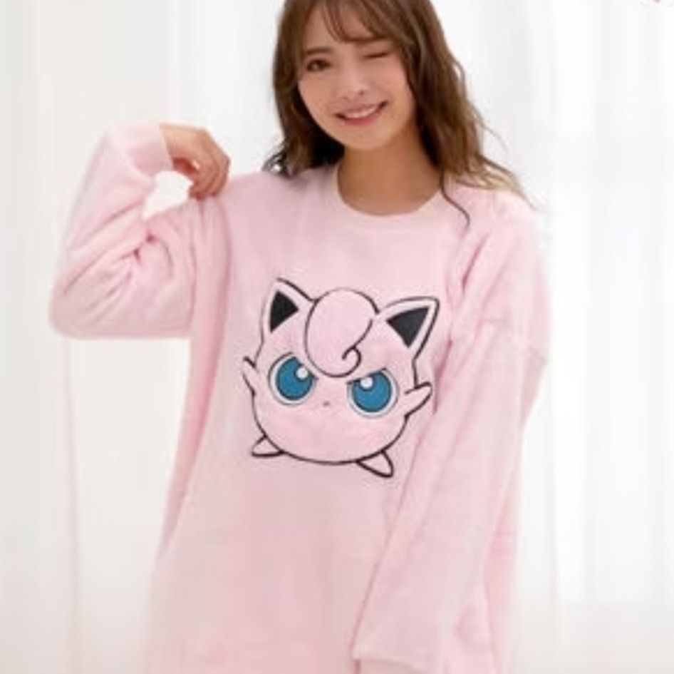 エメフィール プリンルームウェア ポケモンコラボ もこもこ パジャマ
