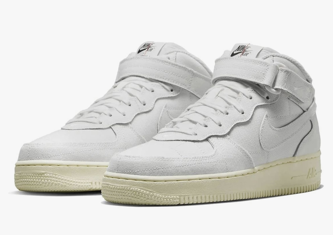 新品 NIKE AIR FORCE 1 MID ミドル 27 5cm グレー ホワイト スニーカー