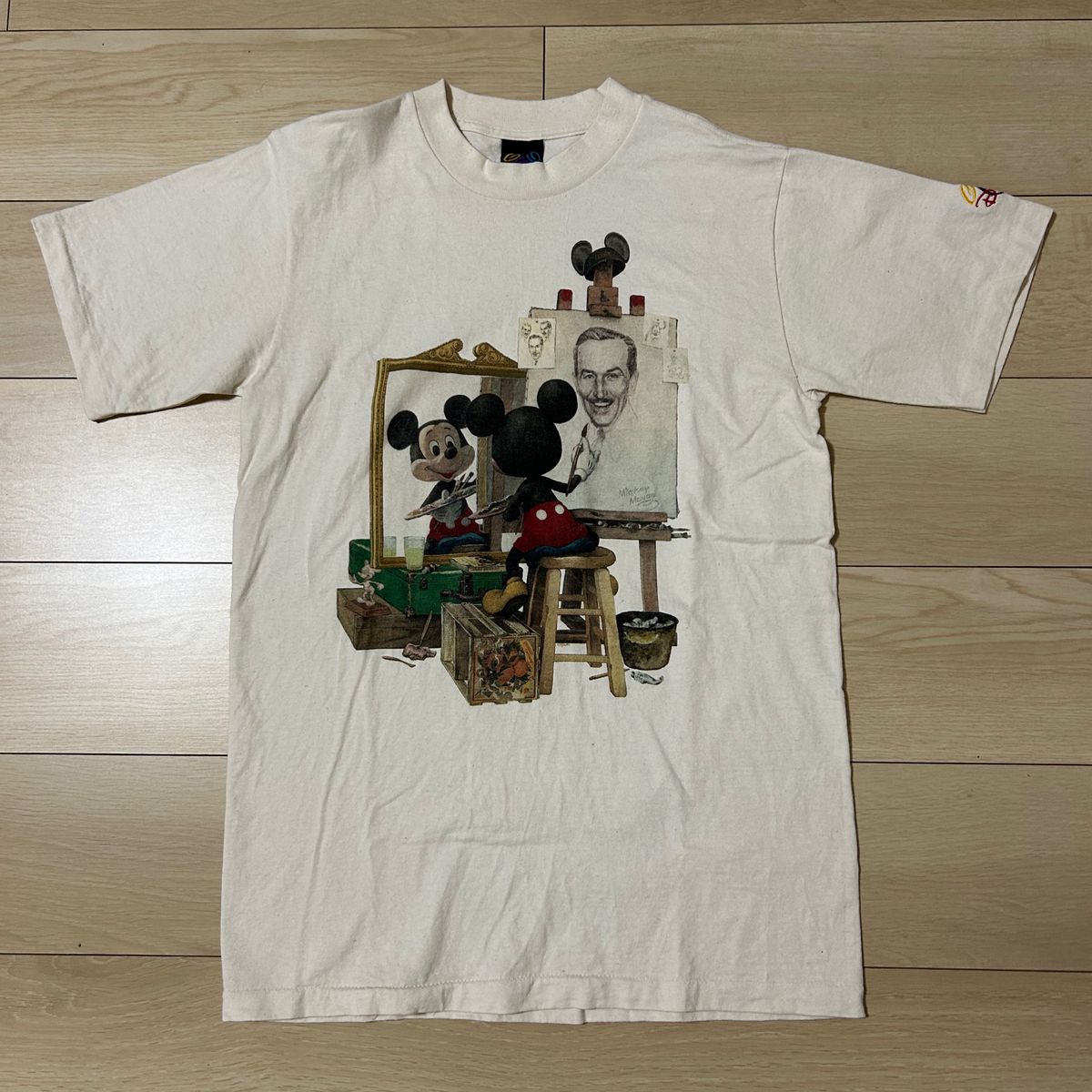 美品】ディズニー ミッキー ノーマンロックウェル Tシャツ