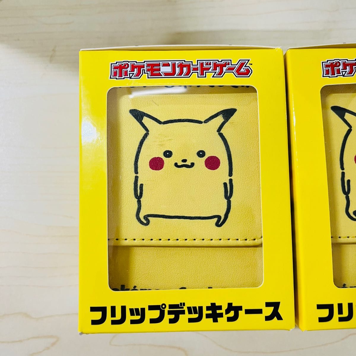 2個セット ピカチュウ フリップデッキケース 24じかんポケモンCHU 完全