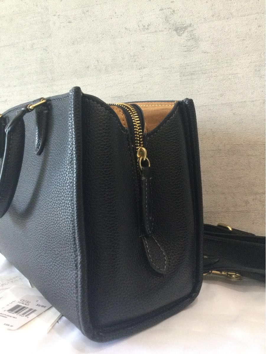 新品 COACH コーチ ブルック キャリーオール 28 ブラック ce732