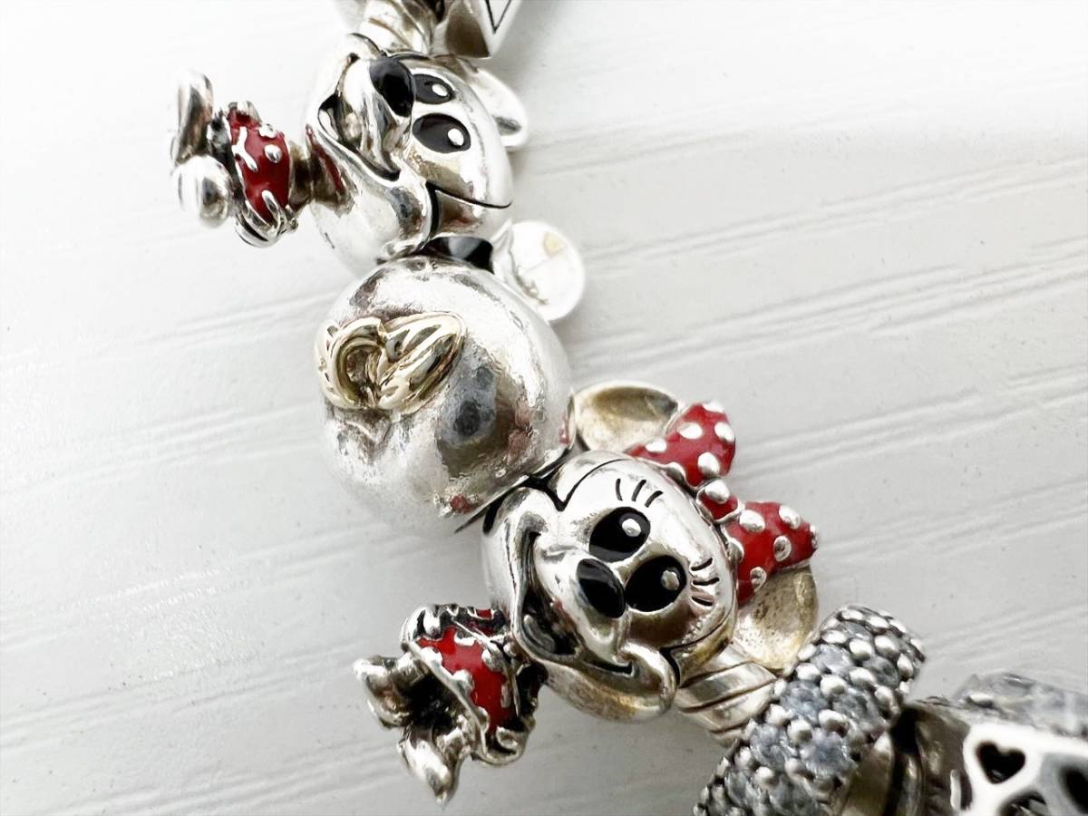 良好品 Pandora パンドラ ディズニー シルバー ブレスレット チャーム