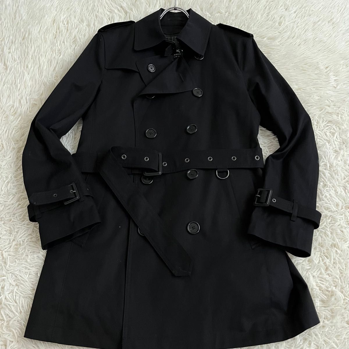 美品 BURBERRY BLACK LABEL トレンチコート M チェック ライナー