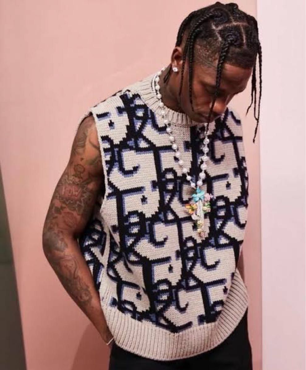 DIOR×CACTUS JACK モノグラム ニット ベスト｜Yahoo!フリマ（旧PayPay