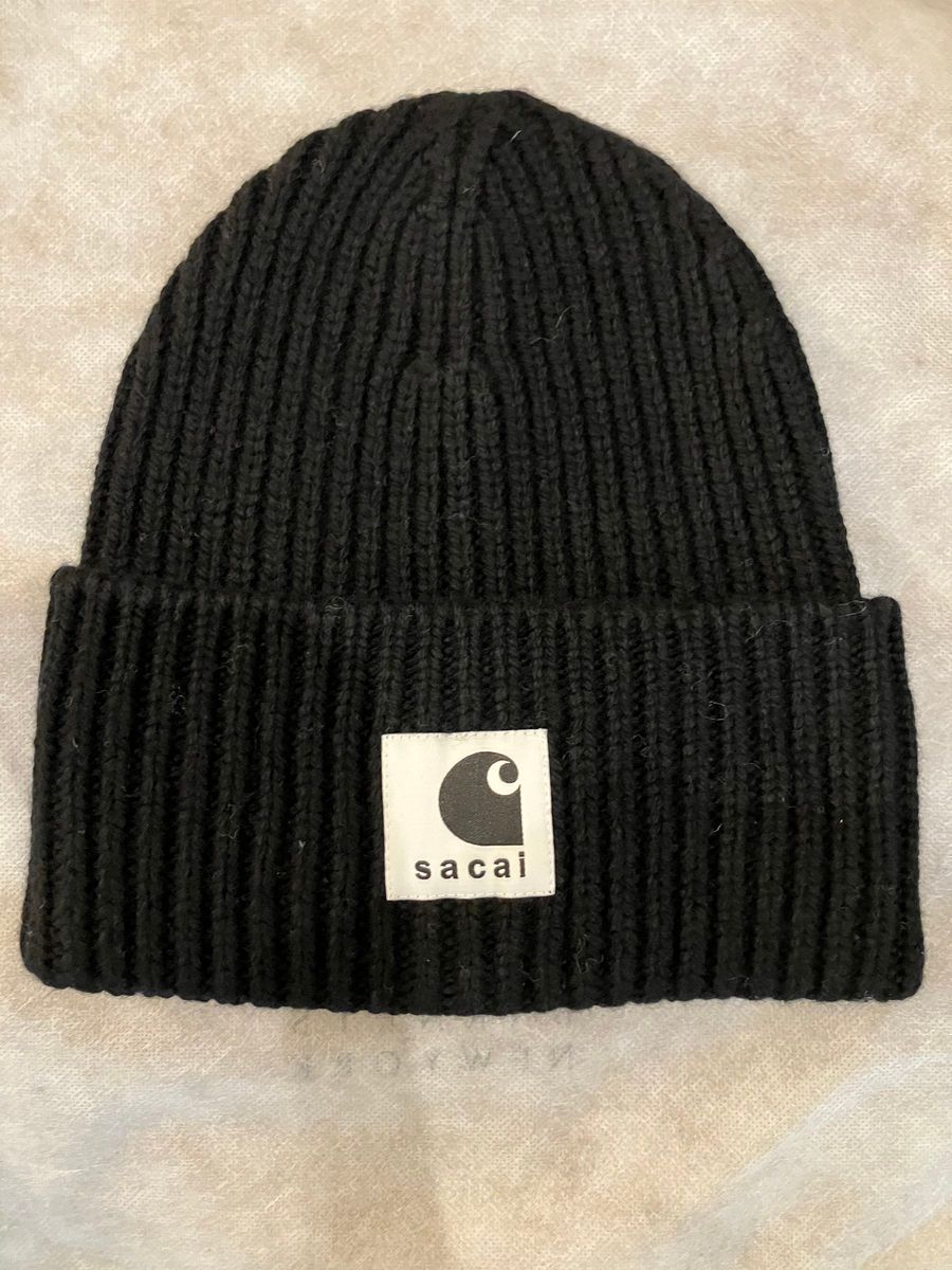黒 Carhartt WIP Beanie sacai black 新品 サカイ カーハート ビーニー