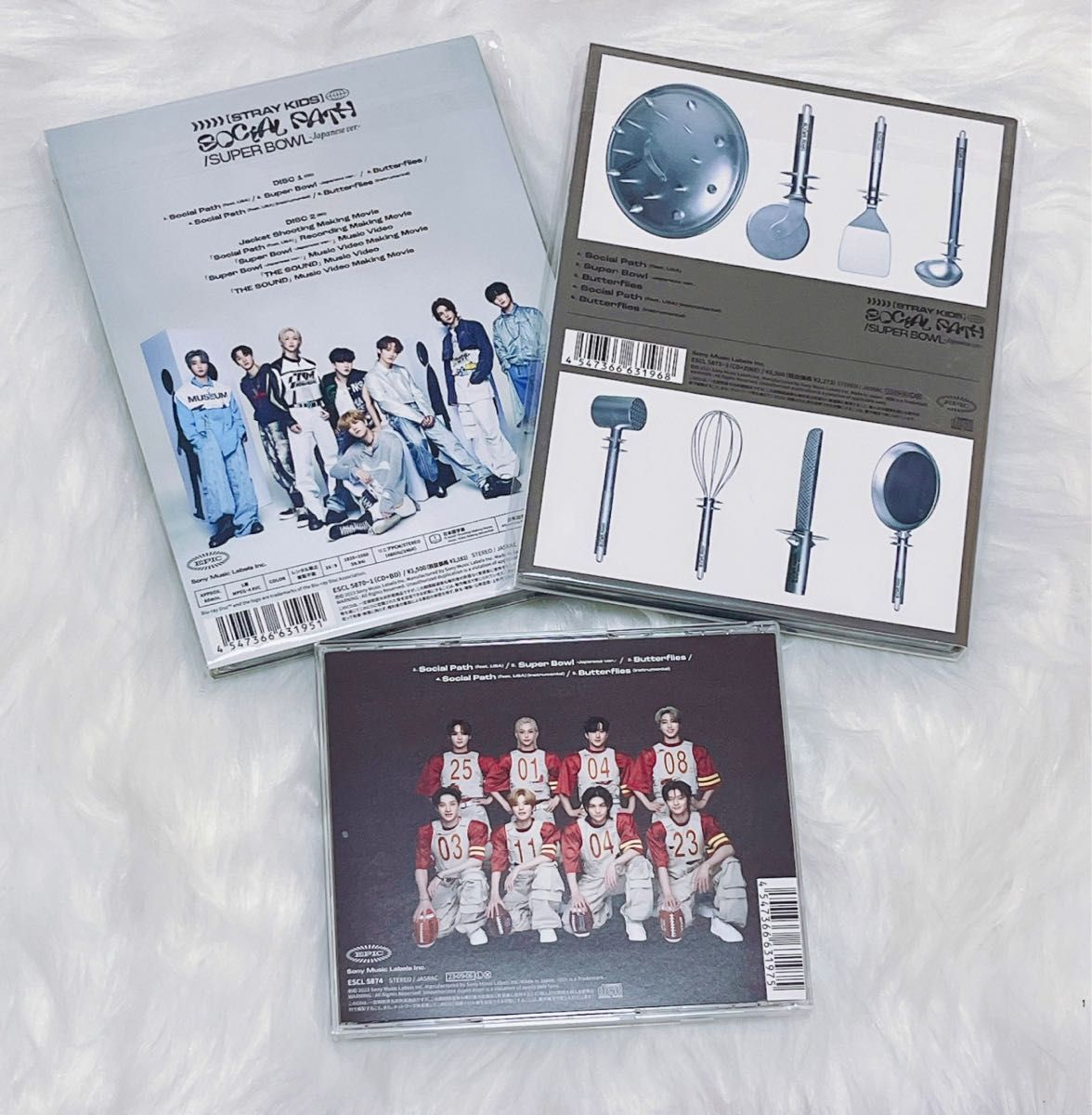 Stray Kids】 スキズ SOCIAL PATH 初回盤3点セット 3形態まとめ買い