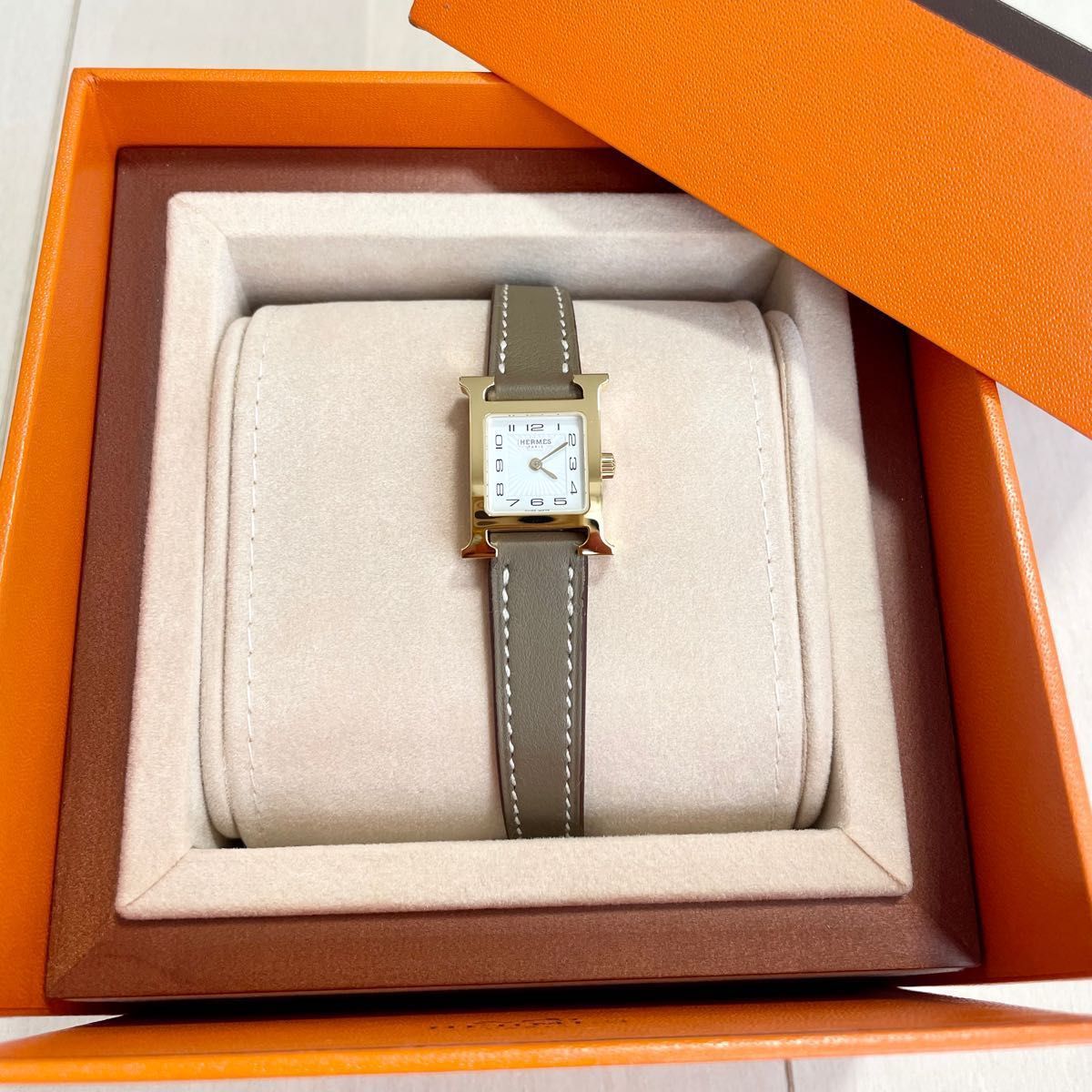 新品未使用】エルメス HERMES Hウォッチ TPM ミニサイズ 正規品