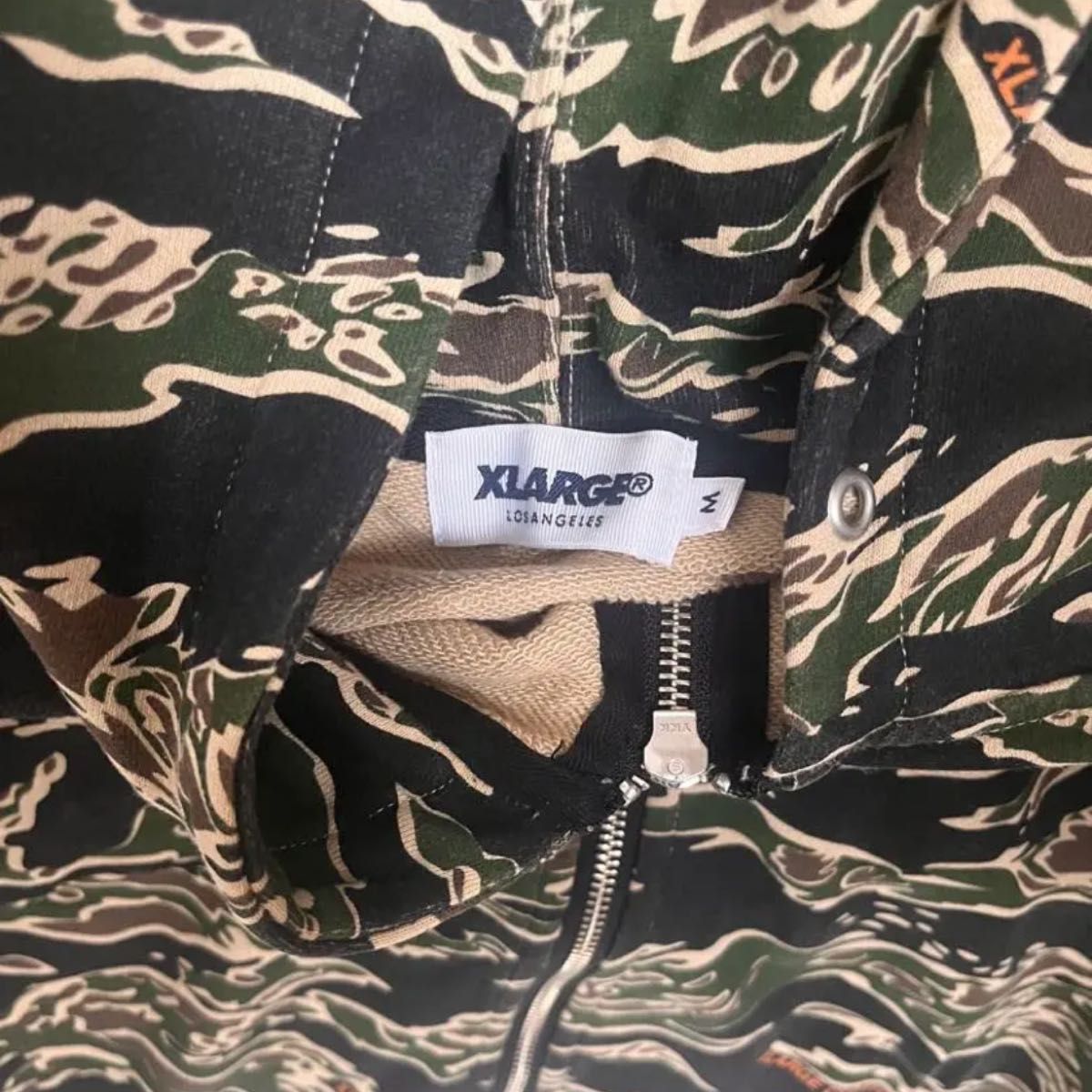 XLARGE エクストララージ ジップアップ パーカー 迷彩柄｜Yahoo!フリマ