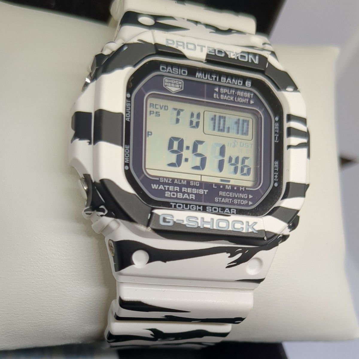 カシオG-SHOCK GW-5610 BW ホワイトタイガー ゼブラ｜Yahoo!フリマ（旧