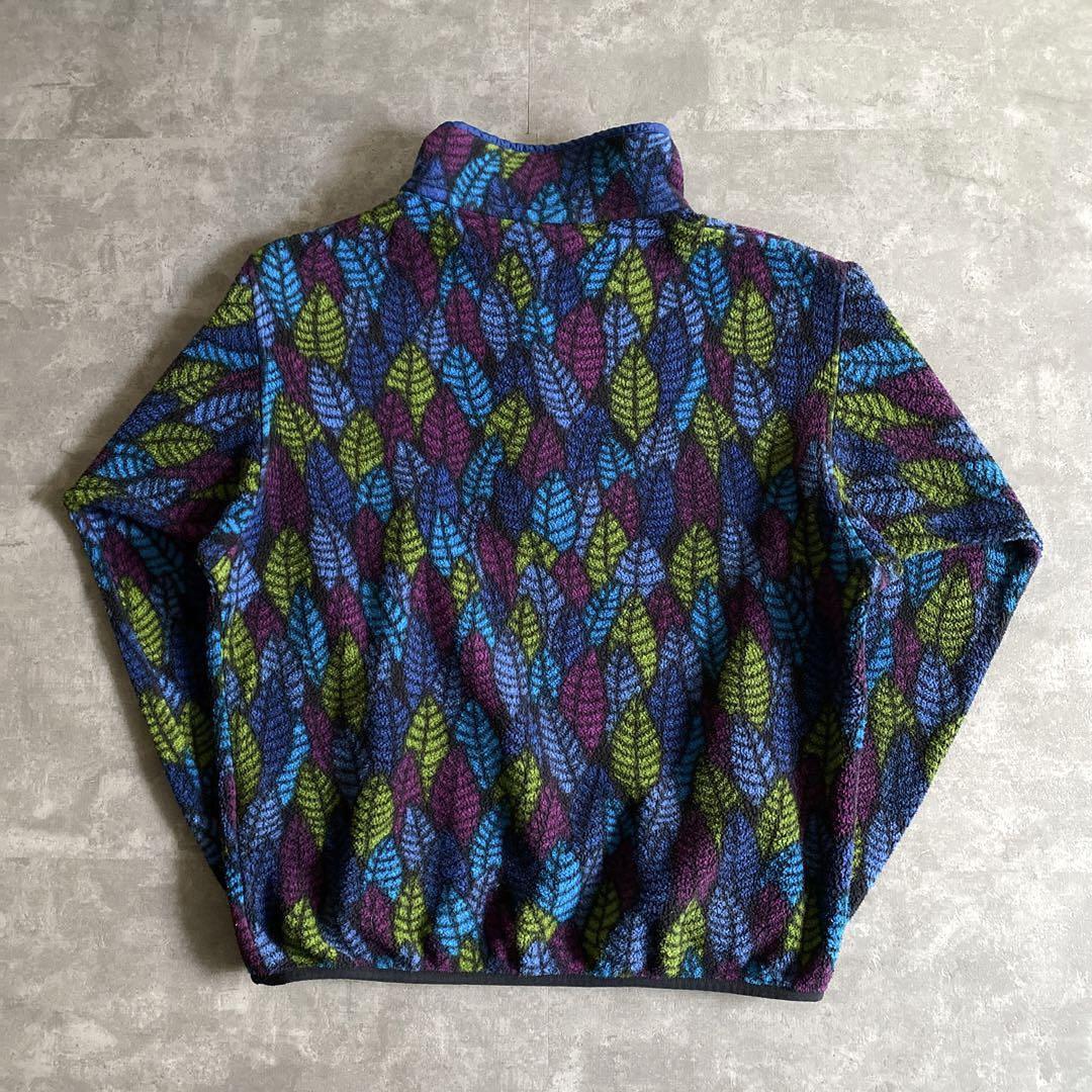 90s ビンテージ patagonia パタゴニア Spears Leaf リーフ 総柄
