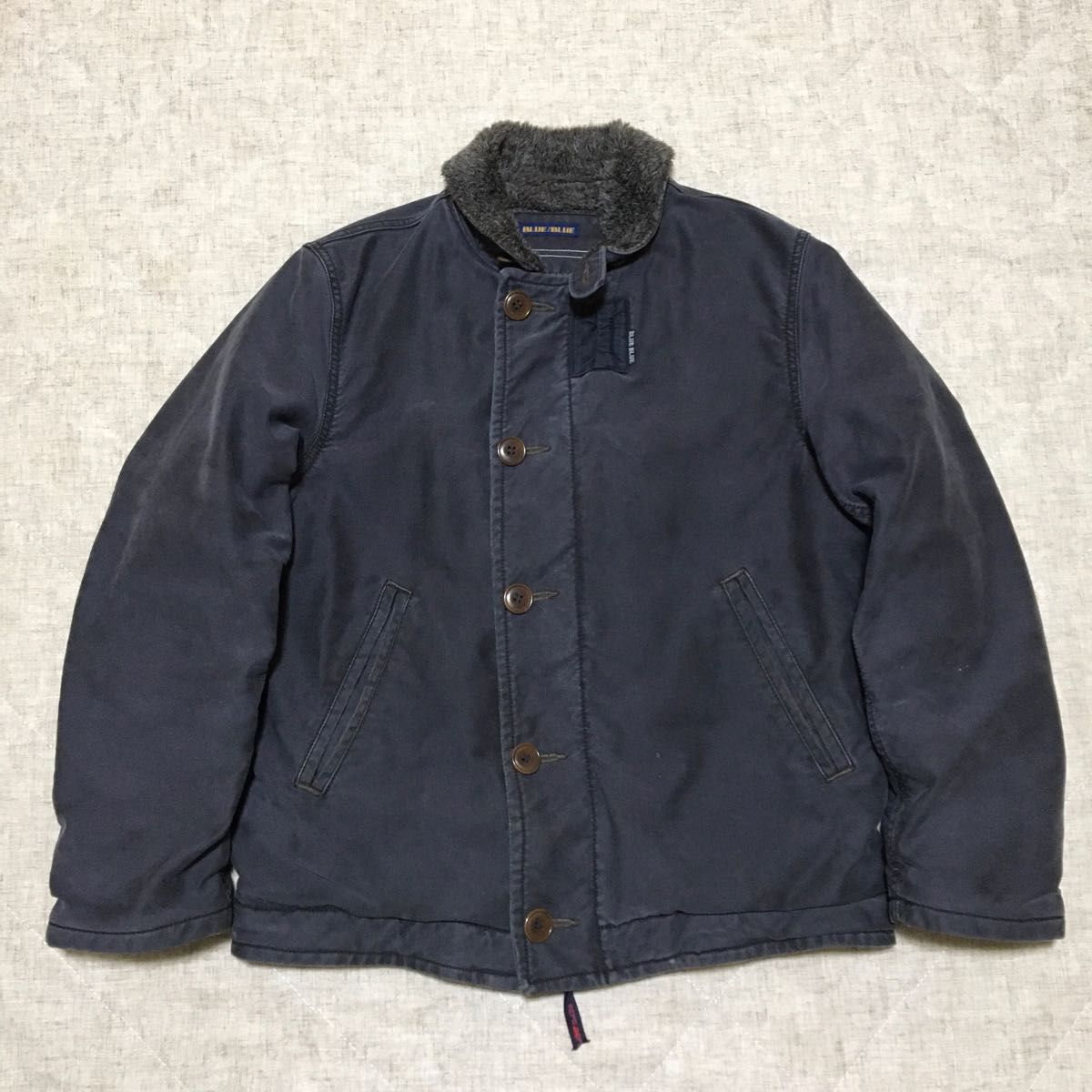 BLUE BLUE ブルーブルー N-1 デッキジャケット ジャーマンクロス