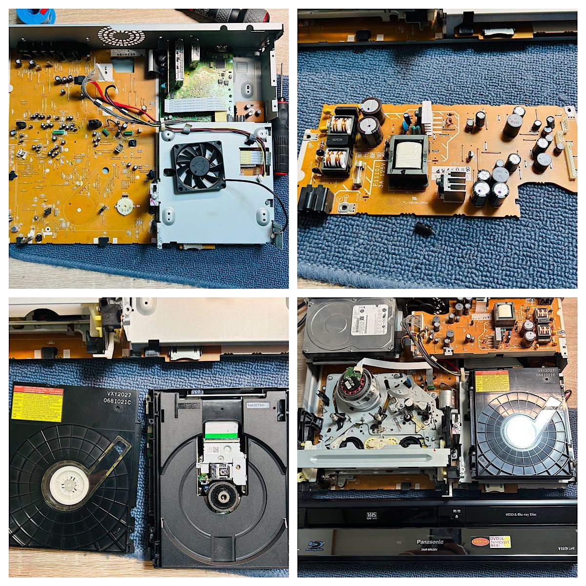 美品】Panasonic DIGA DMR-BR630V VHS複合Blu-rayレコーダー リモコン