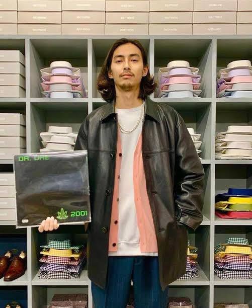 23ss WACKO MARIA LEATHER CAR COAT レオパード バダサイ 野村訓一