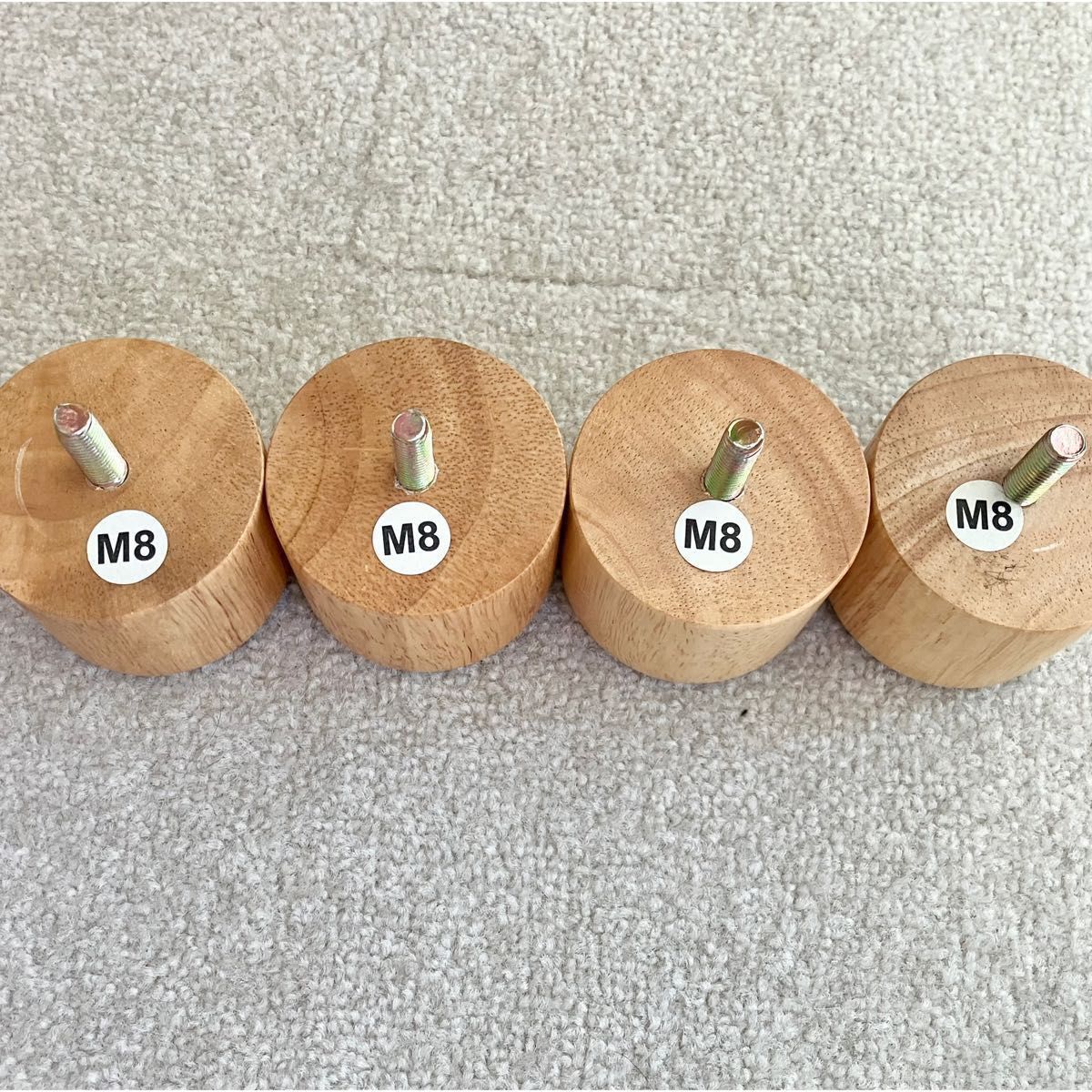 無印良品 木製脚 5cm ナチュラル(M8) 4本組 82579703 MUJI レア