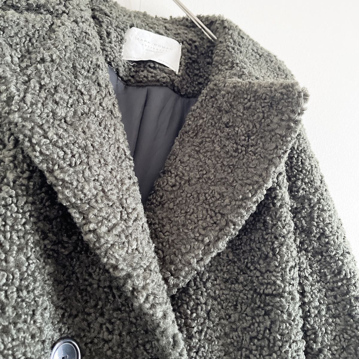 ZARA ロングコート ボア コート テディベアコート チェスターコート