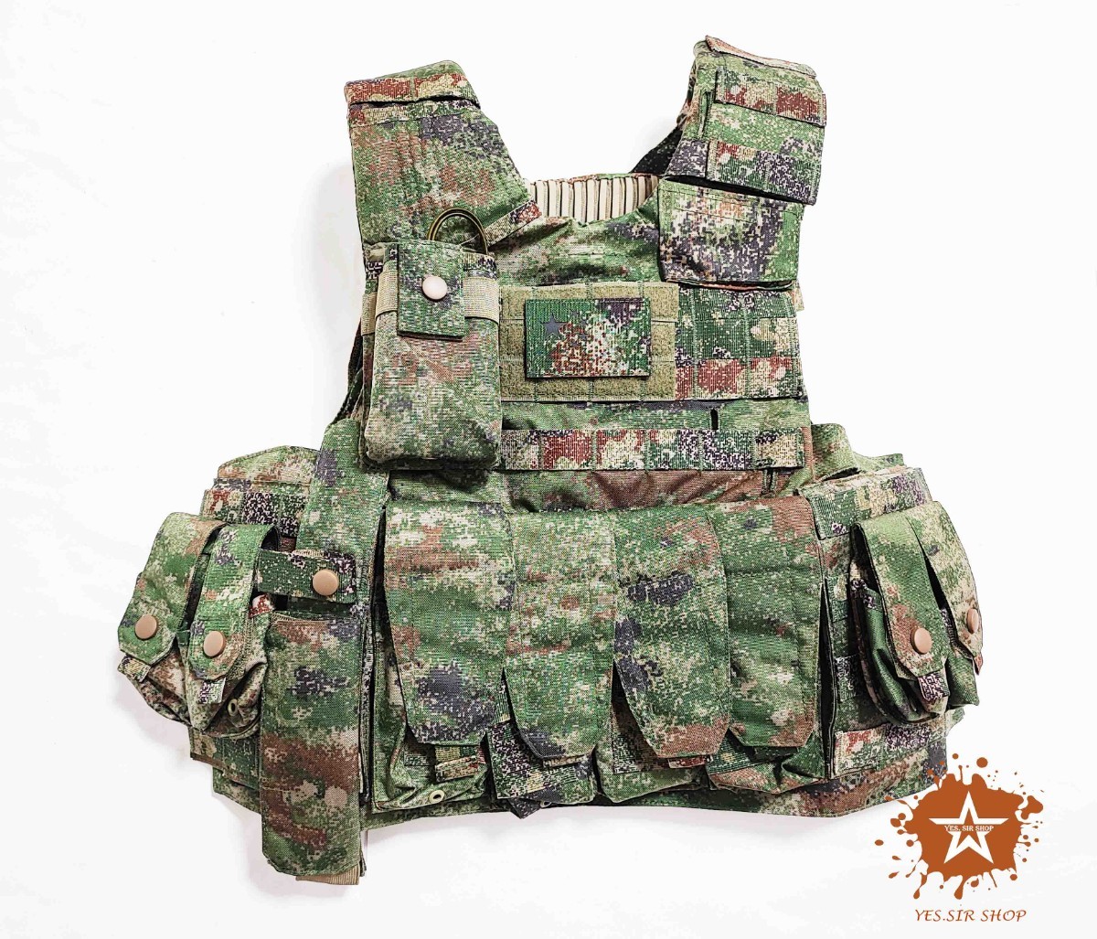 Yes Sir shop】 中国人民解放軍 21式 星空林地迷彩 プレートキャリア