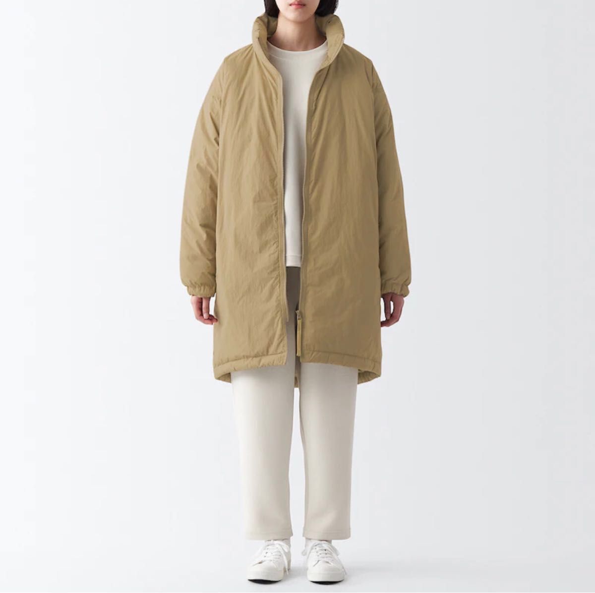 無印良品 MUJI LABO 撥水ダウンコート ベージュ Lサイズ 新品未使用