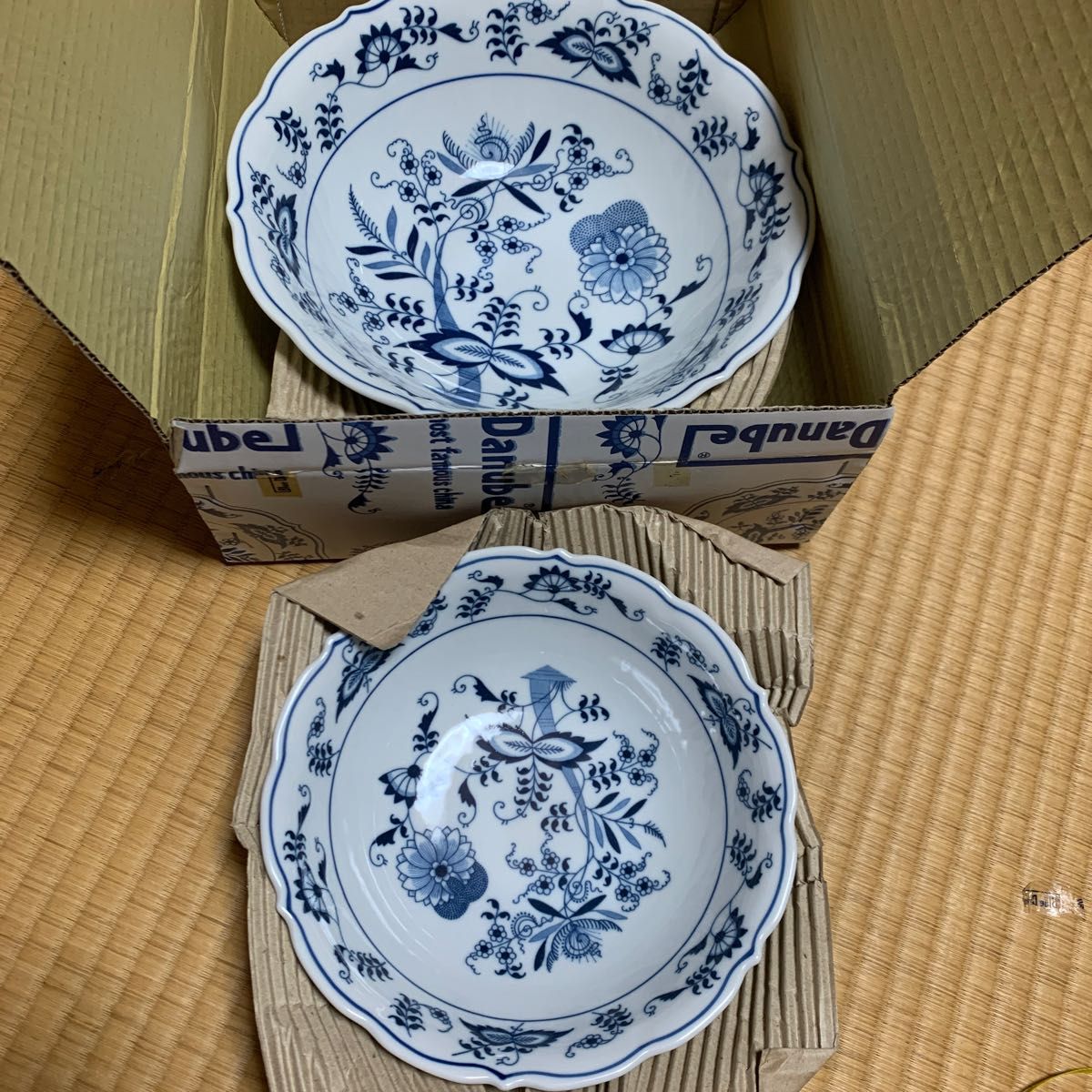 ブルーダニューブ Blue Danube サラダボール 2枚 25cm 20cm｜Yahoo