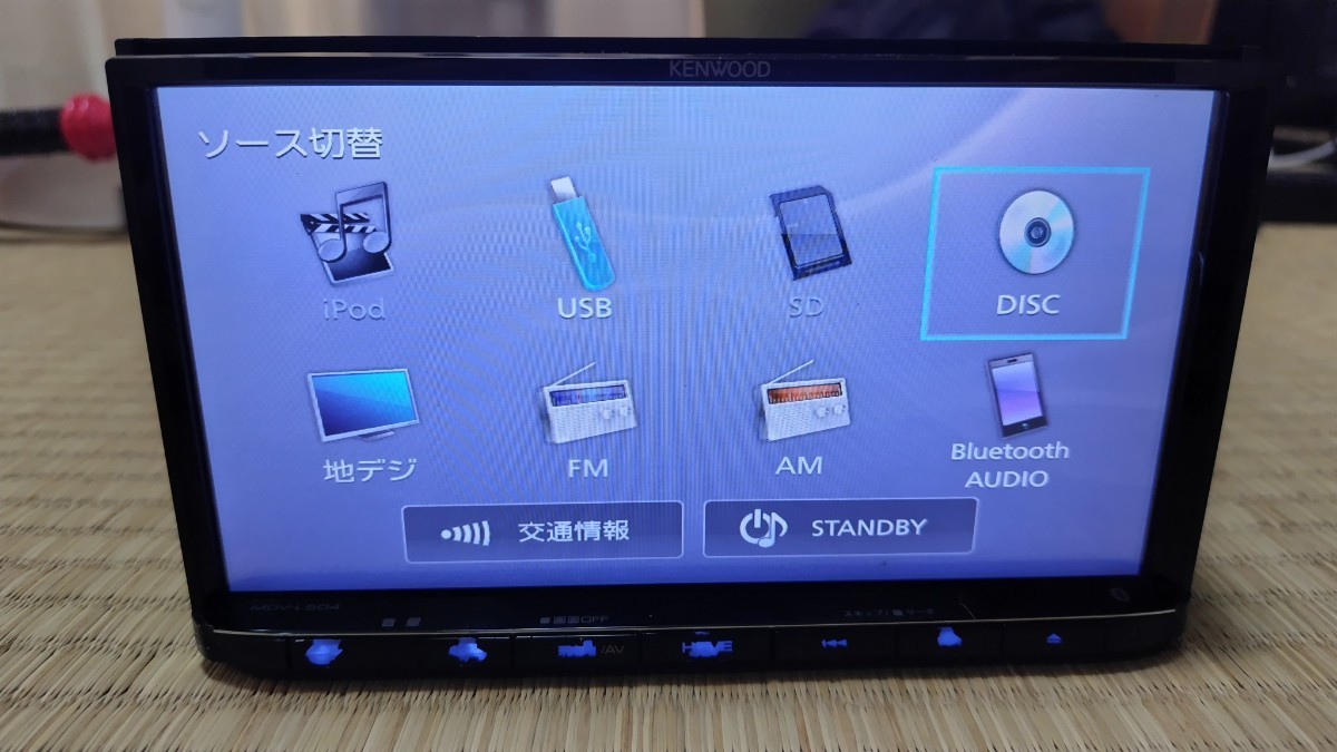 KENWOOD ケンウッド カーナビ MDV-L504 地図更新済み2023年第1版(2023