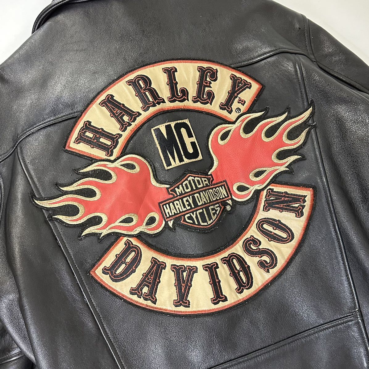 希少品】HARLEY DAVIDSON ハーレーダビッドソン ライダース レザー