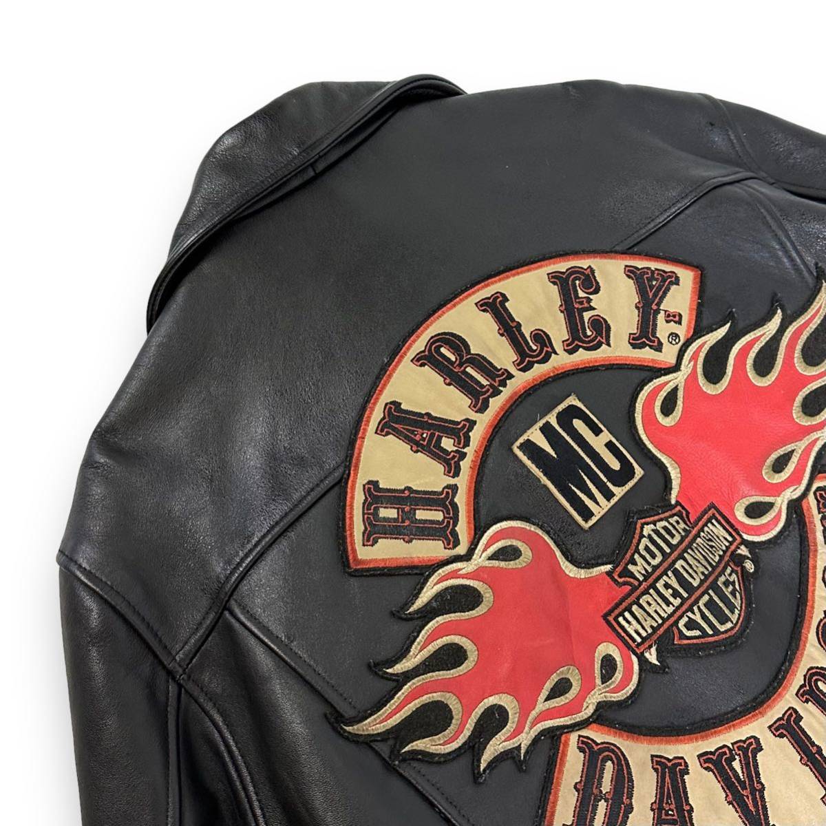 希少品】HARLEY DAVIDSON ハーレーダビッドソン ライダース レザー