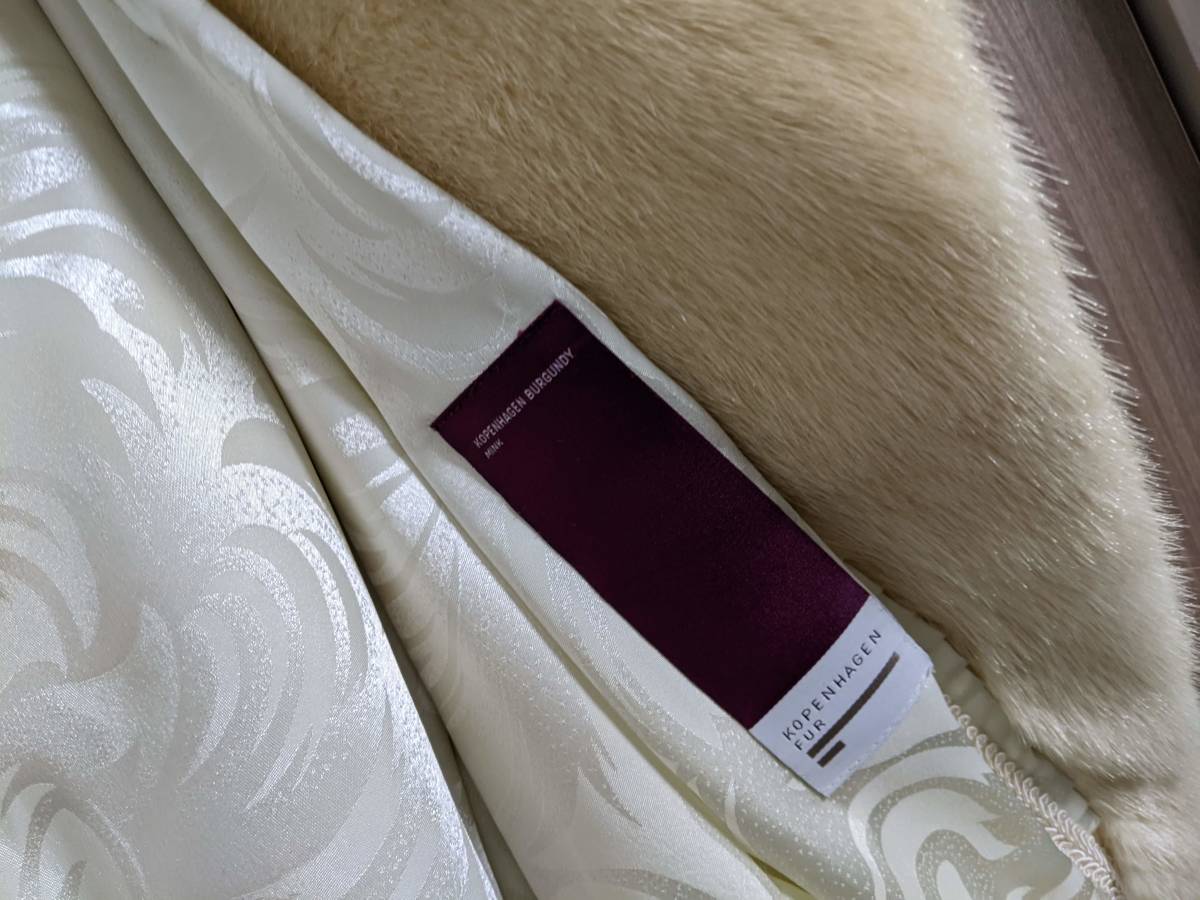 A873 コペンハーゲンファー KOPENHAGEN Fur ミンク ホワイト パロミノ