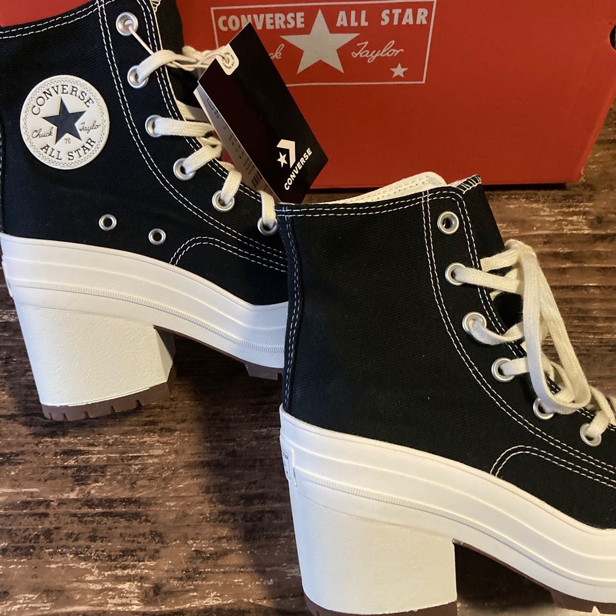 CONVERSE コンバース デラックスヒール DELUXE HEEL 厚底