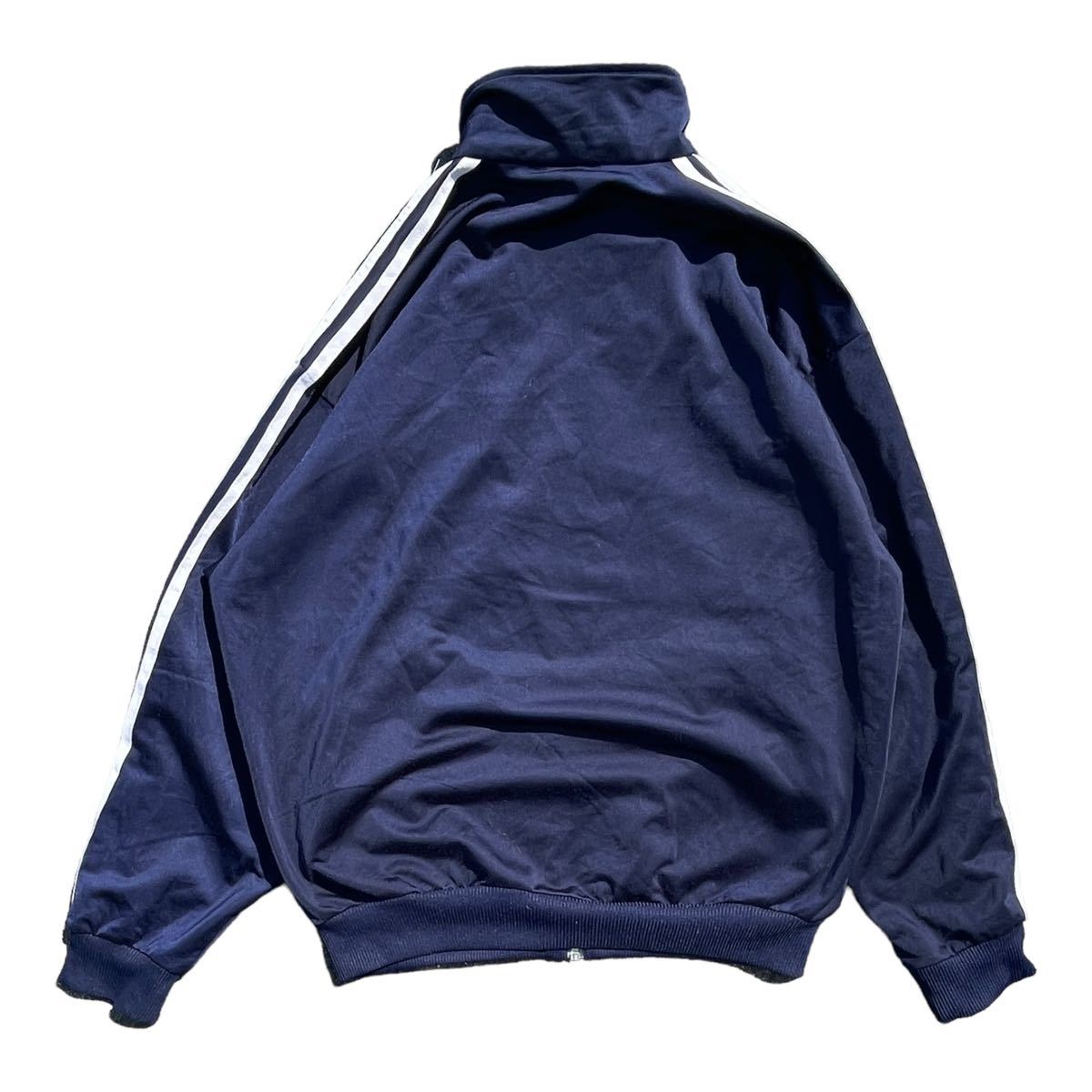 adidas アディダス ジャージ/トラックジャケット ネイビー L-XLサイズ