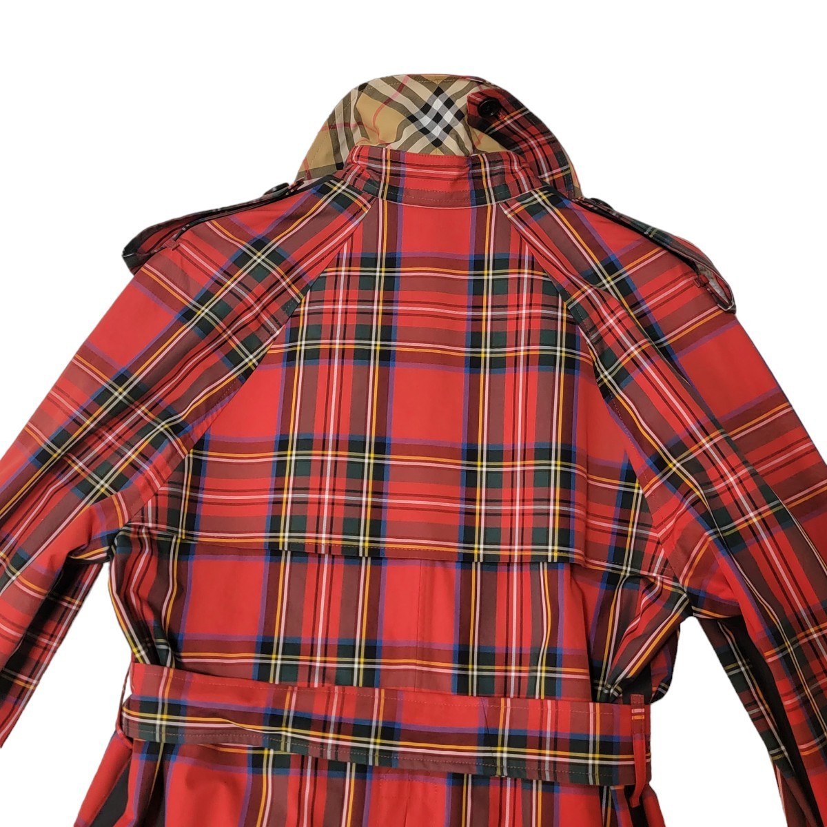 試着のみ】イタリア製 バーバリー BURBERRY タータンチェック