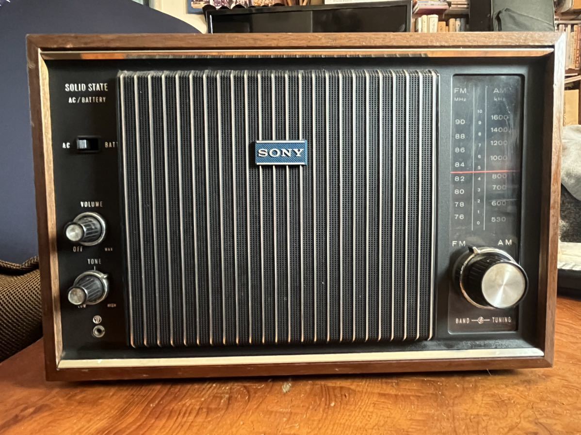 昭和レトロ SONY TFM-9500 FM⁄AM ホームラジオ ソニー TFM-9500 Multi
