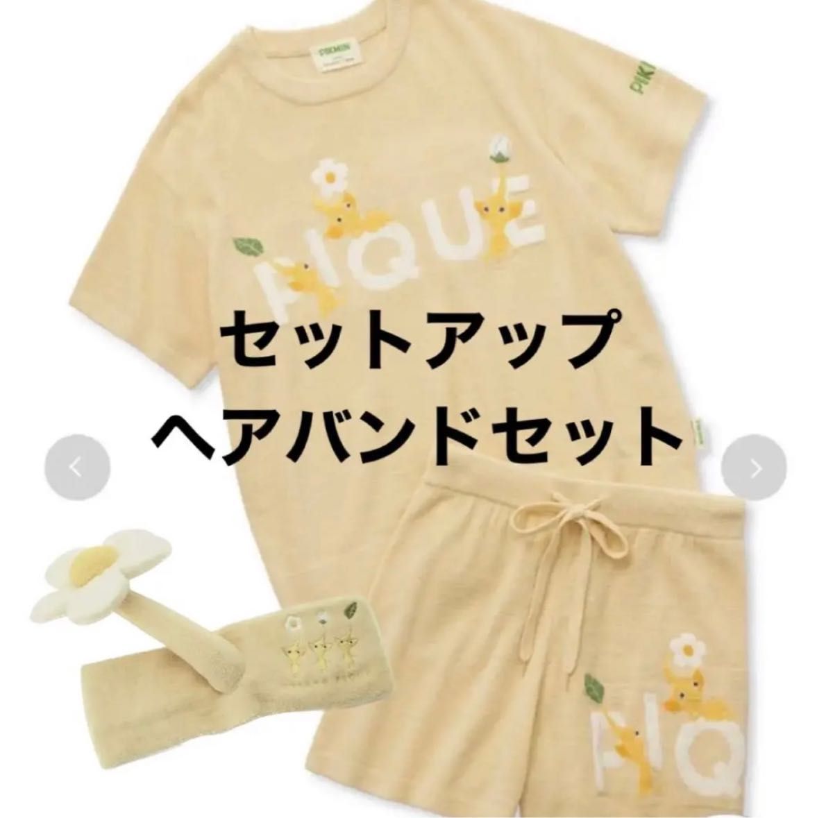 ジェラートピケ ジェラピケ ピクミンヘアバンド 黄色 - メルカリ