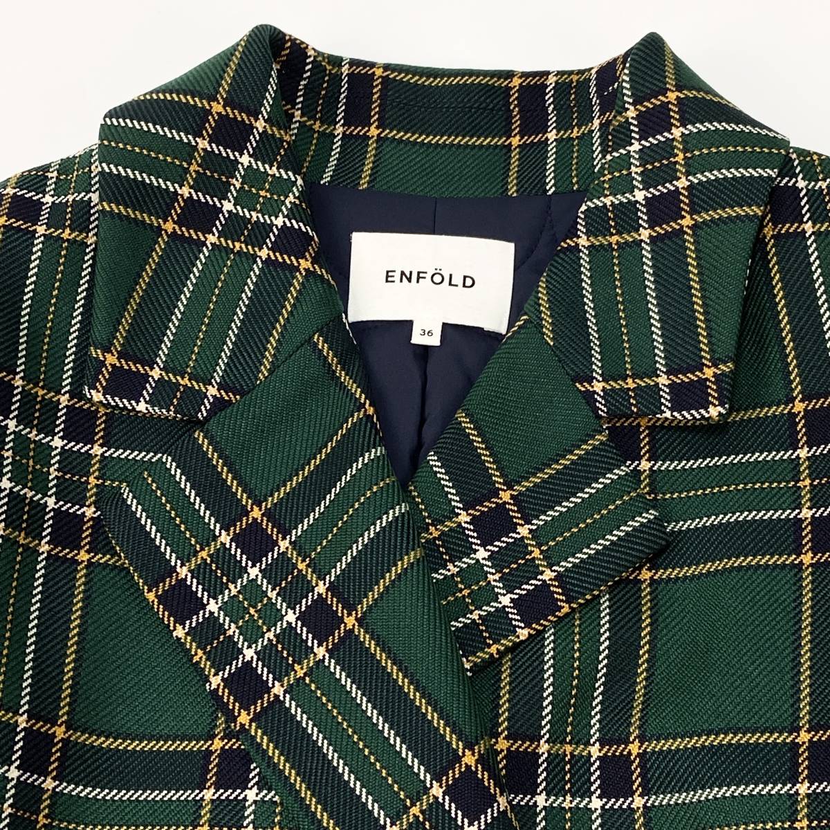 美品 定価8 6万 吉田羊さん着用 ENFOLD エンフォルド 19AW グレン