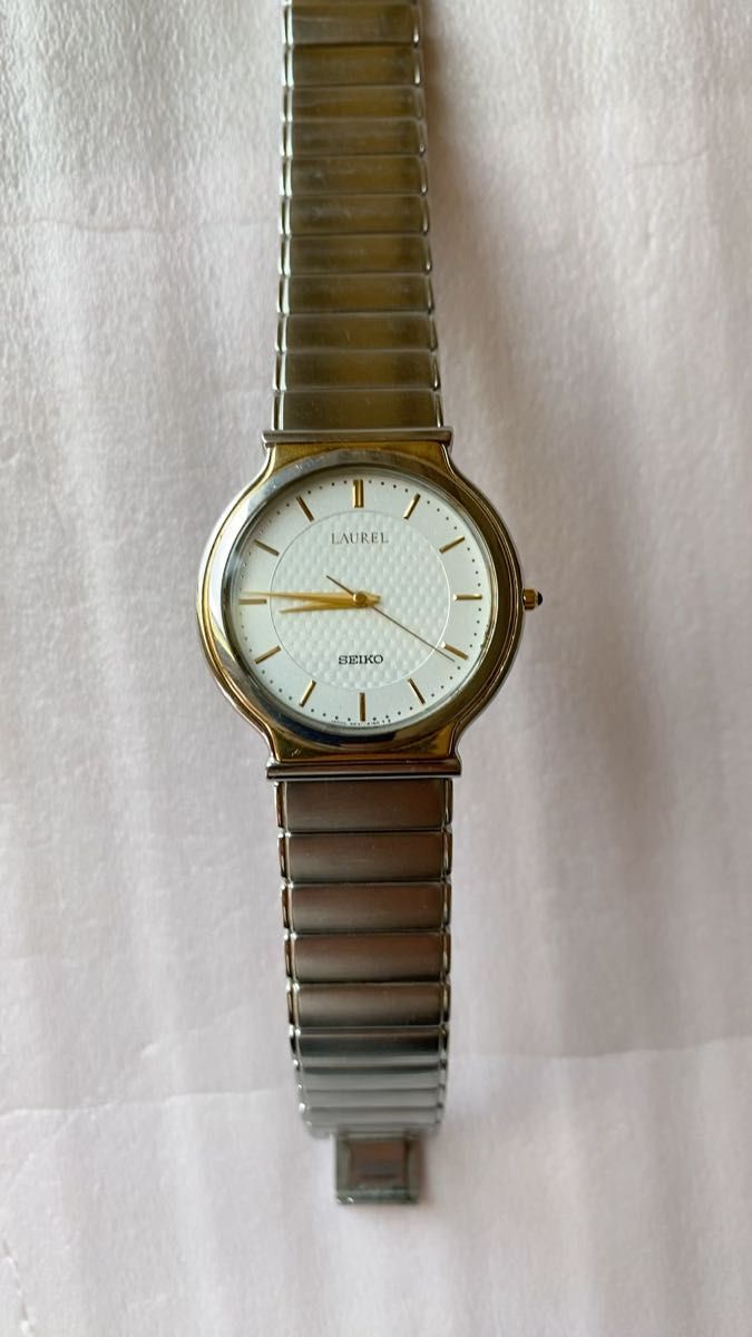SEIKO LAUREL 腕時計 18KT ベゼル 9531-6070 R1 電池交換済｜Yahoo