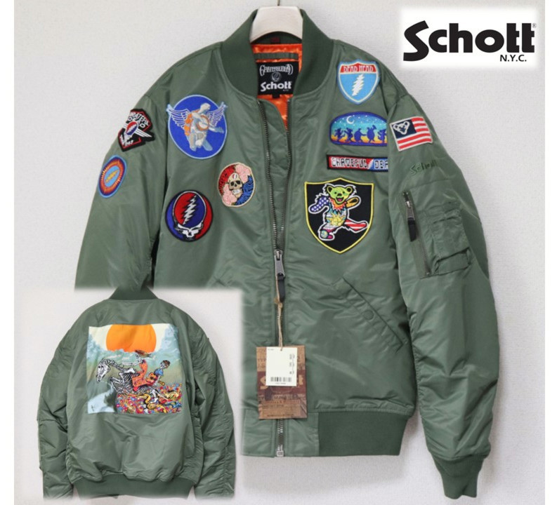希少コラボ 新品訳タグ付き【SCHOTT ショット × グレイトフルデッド
