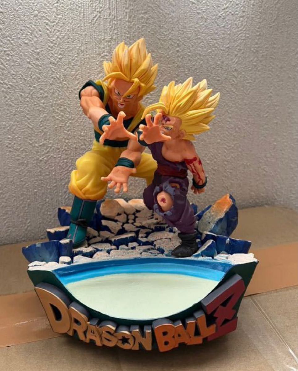 ドラゴンボール 海外 フィギュア 親子かめはめ波 スタチュー ガレージ