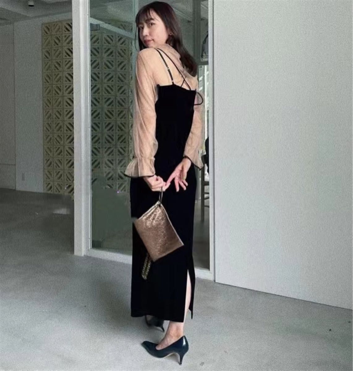 AMERI MANY WAY TULLE VEIL DRESS｜Yahoo!フリマ（旧PayPayフリマ）