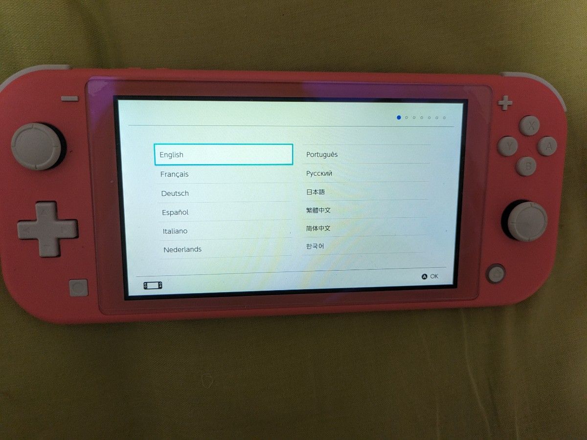 初期化済み・ほぼ未使用】Nintendo Switch Lite コーラル 持ち運び用