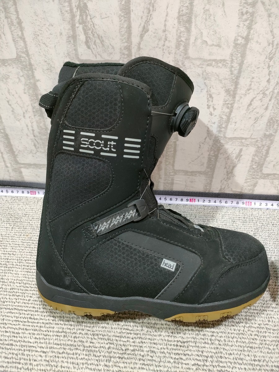 HEAD SCOUT PERFECT FIT COMFORT スノーボード ブーツ 25 5cm 中古