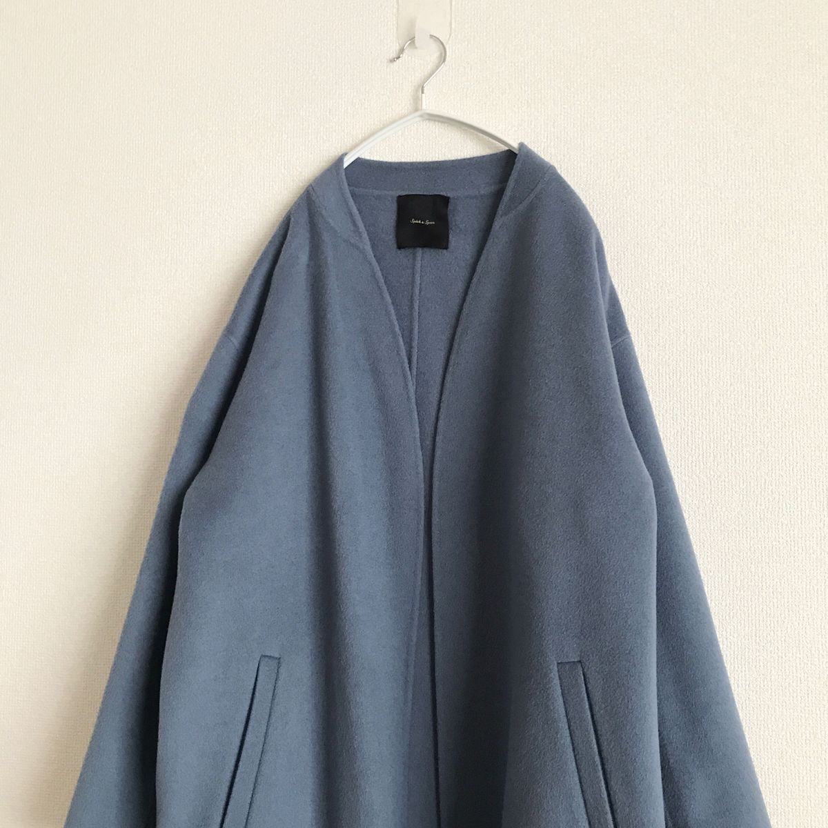 Spick & Span ウールVネックカラーリバーコート サイズ38｜Yahoo