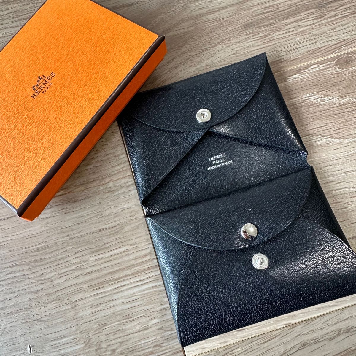 未使用 希少素材 エルメス HERMES カルヴィ デュオ CALVI DUO コイン