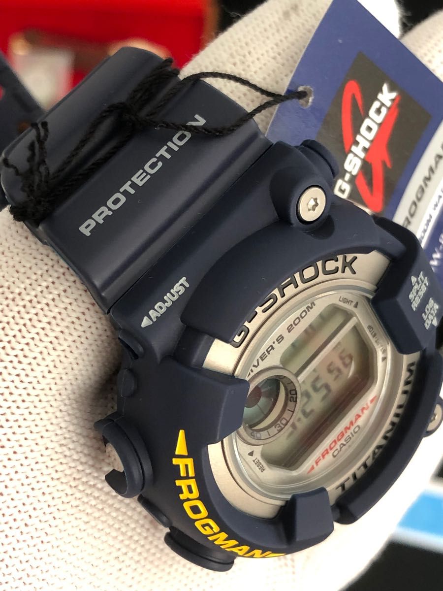未使用品 CASIO G-SHOCK Gショック フロッグマン DW-8200NK-2JR 電池