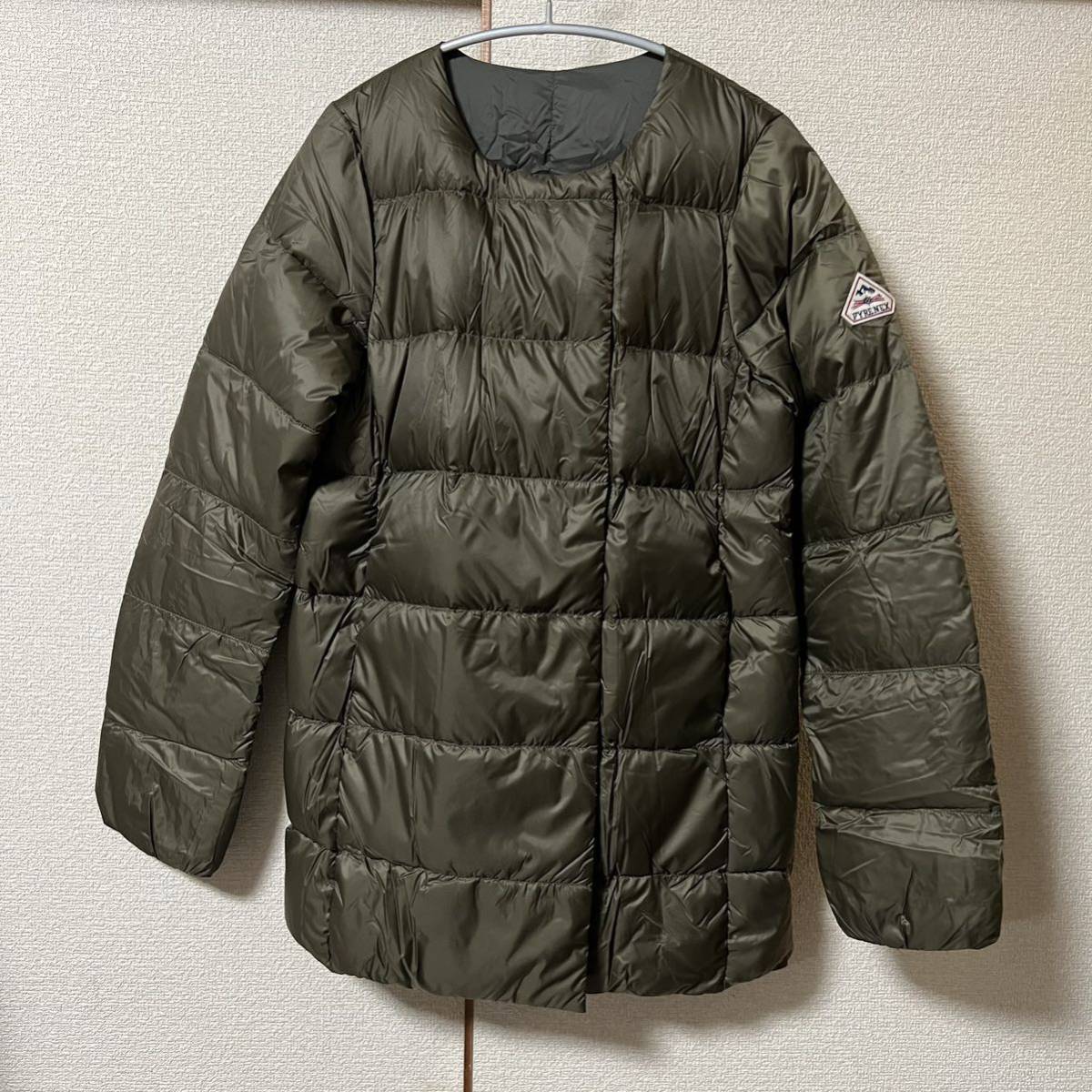 新品 PYRENEX ピレネックスCOCOON コクーン ノーカラー ダウン