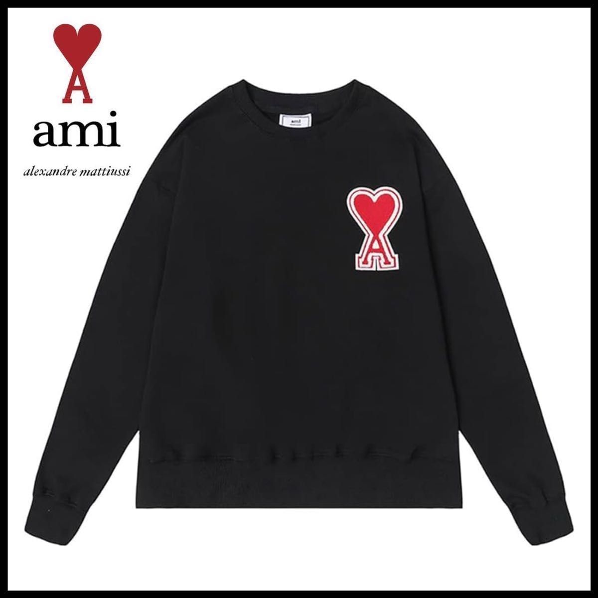 AMI PARIS アミパリス スウェット Lサイズ 海外限定モデル｜Yahoo
