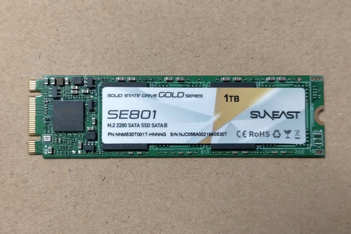 Suneast SE801 M 2 NGFF SATAIII 2280サイズ SSD 1TB 1枚｜Yahoo
