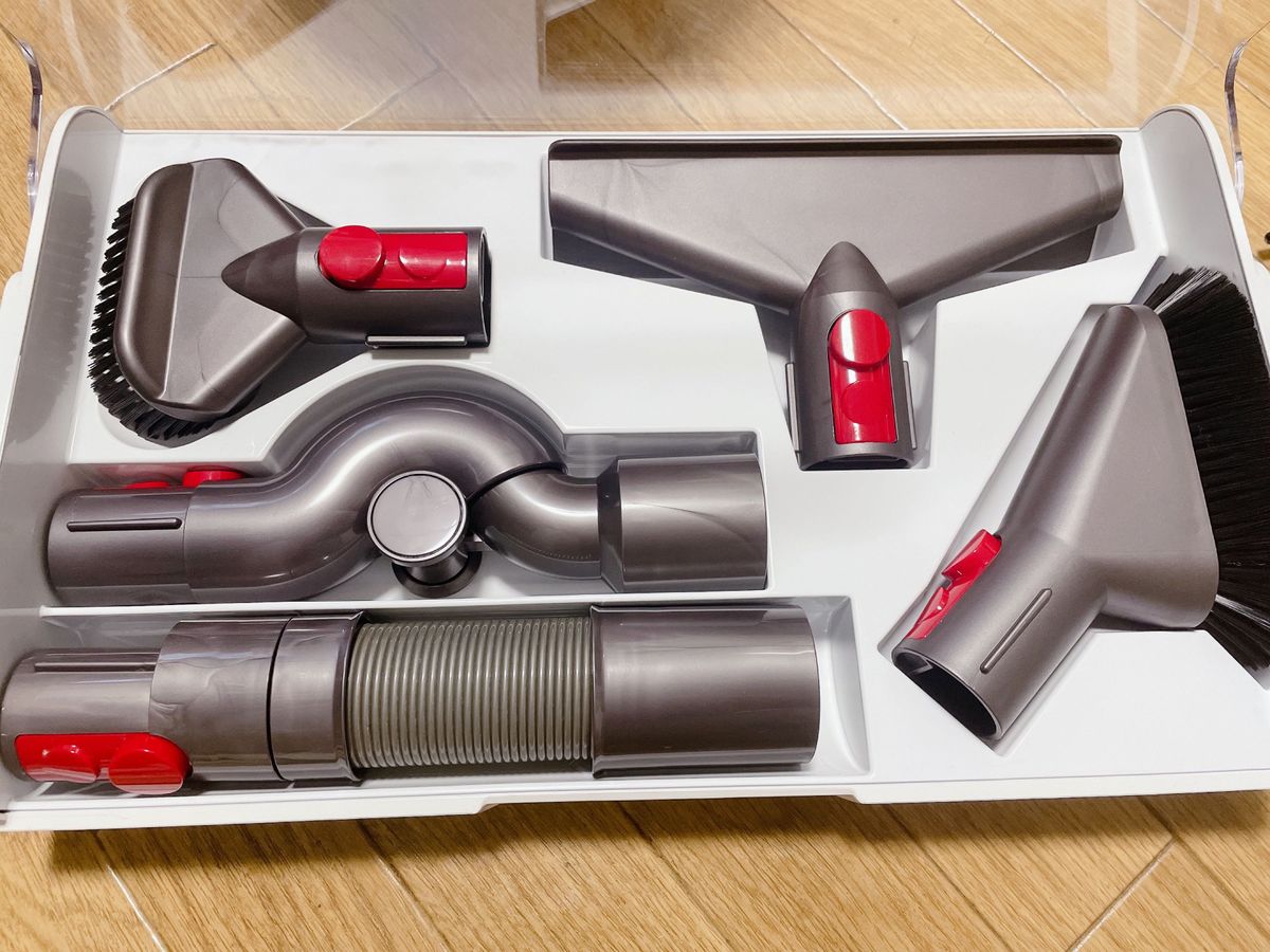 ダイソン Dyson V10専用 純正スタンド(フロアドック)&アタッチメント5