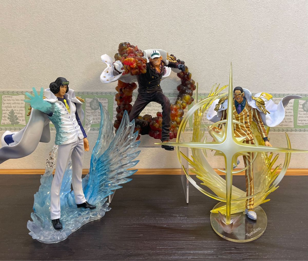 訳あり】ワンピース フィギュアーツZERO 三大将 赤犬 青キジ 黄猿