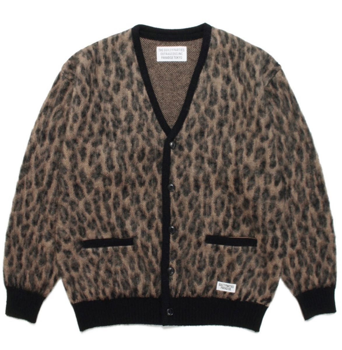 WACKO MARIA /ワコマリア』 LEOPARD MOHAIR CARDIGAN モヘア