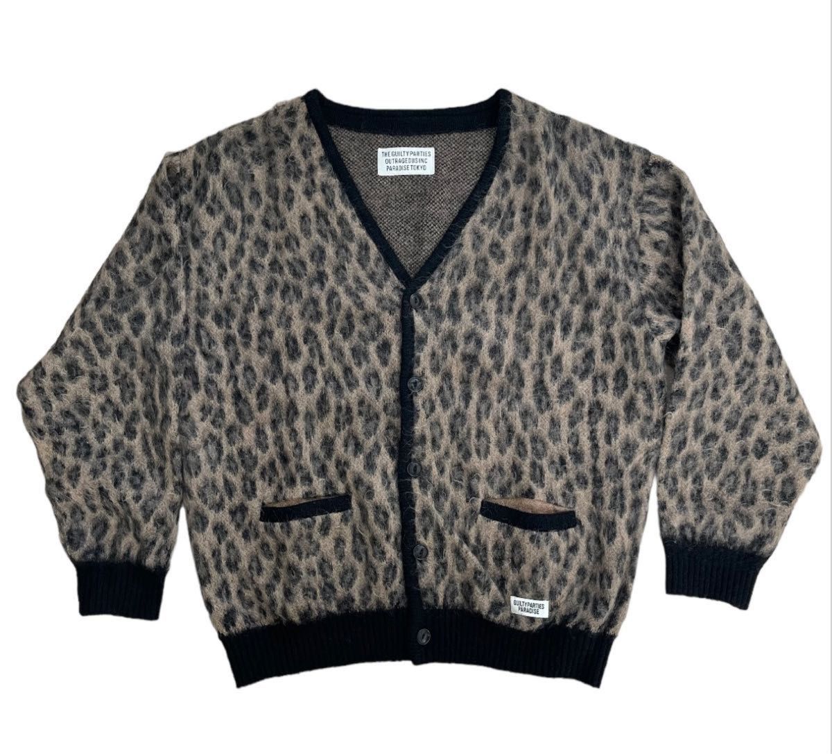 WACKO MARIA /ワコマリア』 LEOPARD MOHAIR CARDIGAN モヘア